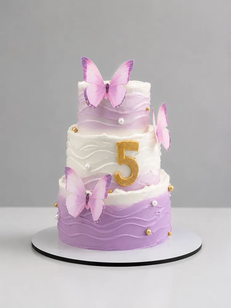 Purple Butterfly Ombré