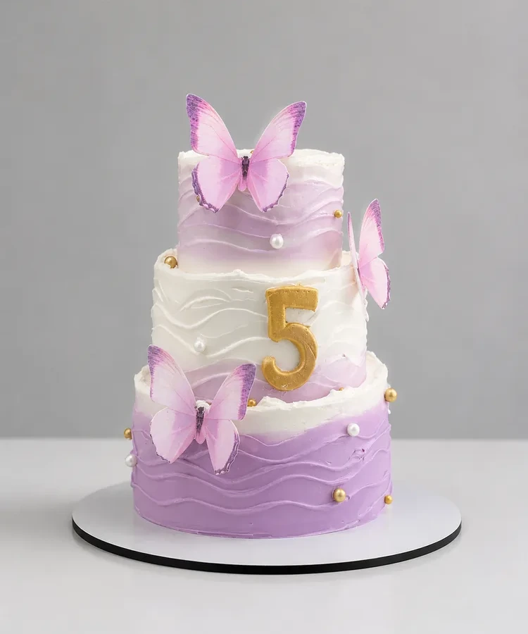 Purple Butterfly Ombré