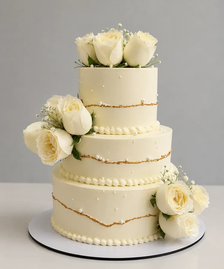 Classic White & Roses