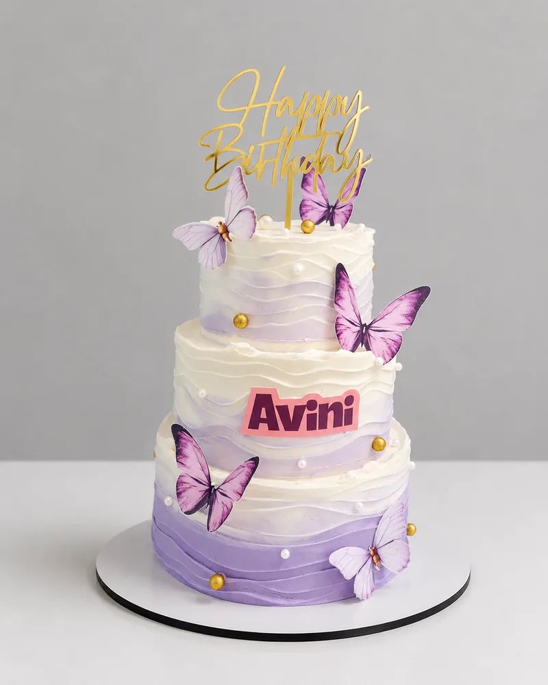 Purple Ombre Butterfly