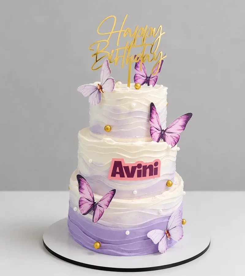 Purple Ombre Butterfly